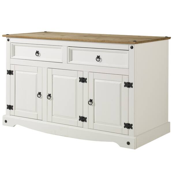 Wood Buffet Sideboard Farmhouse Corona Collection Furniture Dash N/A Bed Bath & Beyond